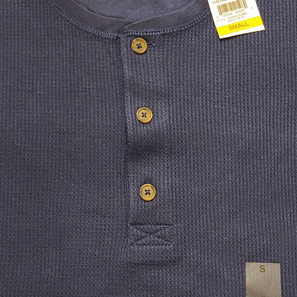 Club Rm Henley thermal navy blue - Picture 4 of 16